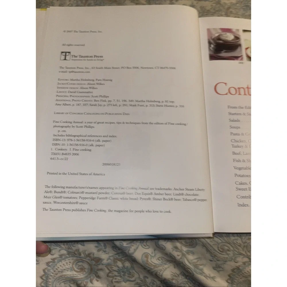 Fine Cooking Annual: A Year‎ of Great Recipes, Tips  Techniques